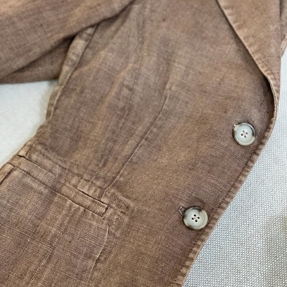 DESIGNER Cividini Size2 Linen Jacket (never worn)